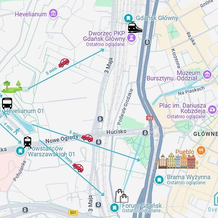 Swish Apartment -10 Min To Old Town Gdansk,Pkp & Shopping Mall Екстер'єр фото